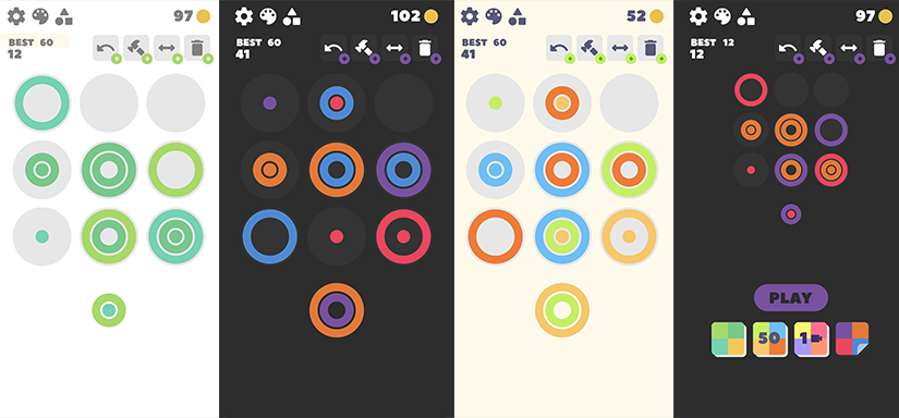 Color Rings 3x3 | Play the Game for Free on PacoGames